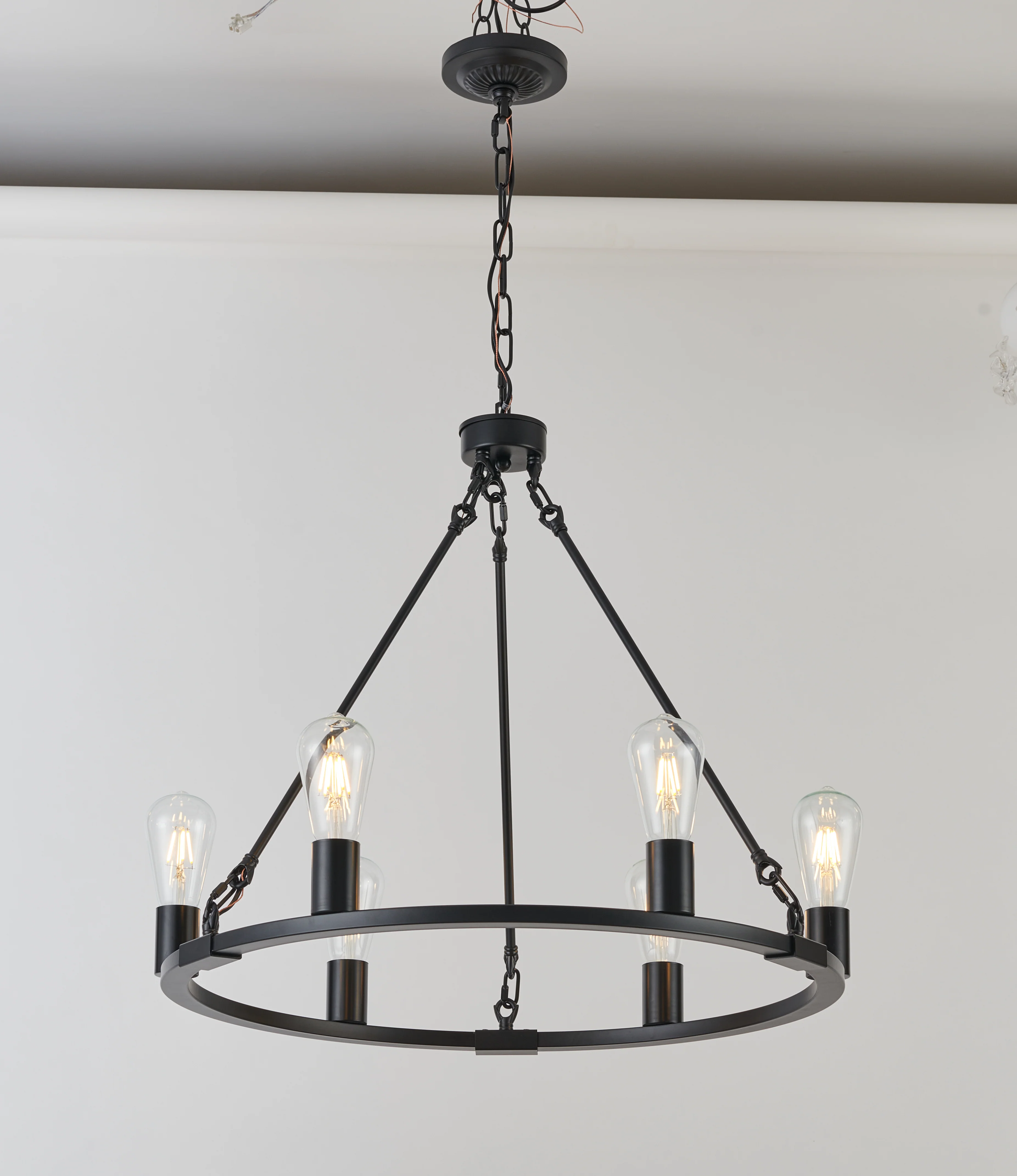 NB-CL006 TaoTronics 6-Light Modern Chandelier Ceiling Lighting Pendant Light Fixtures - Image 3
