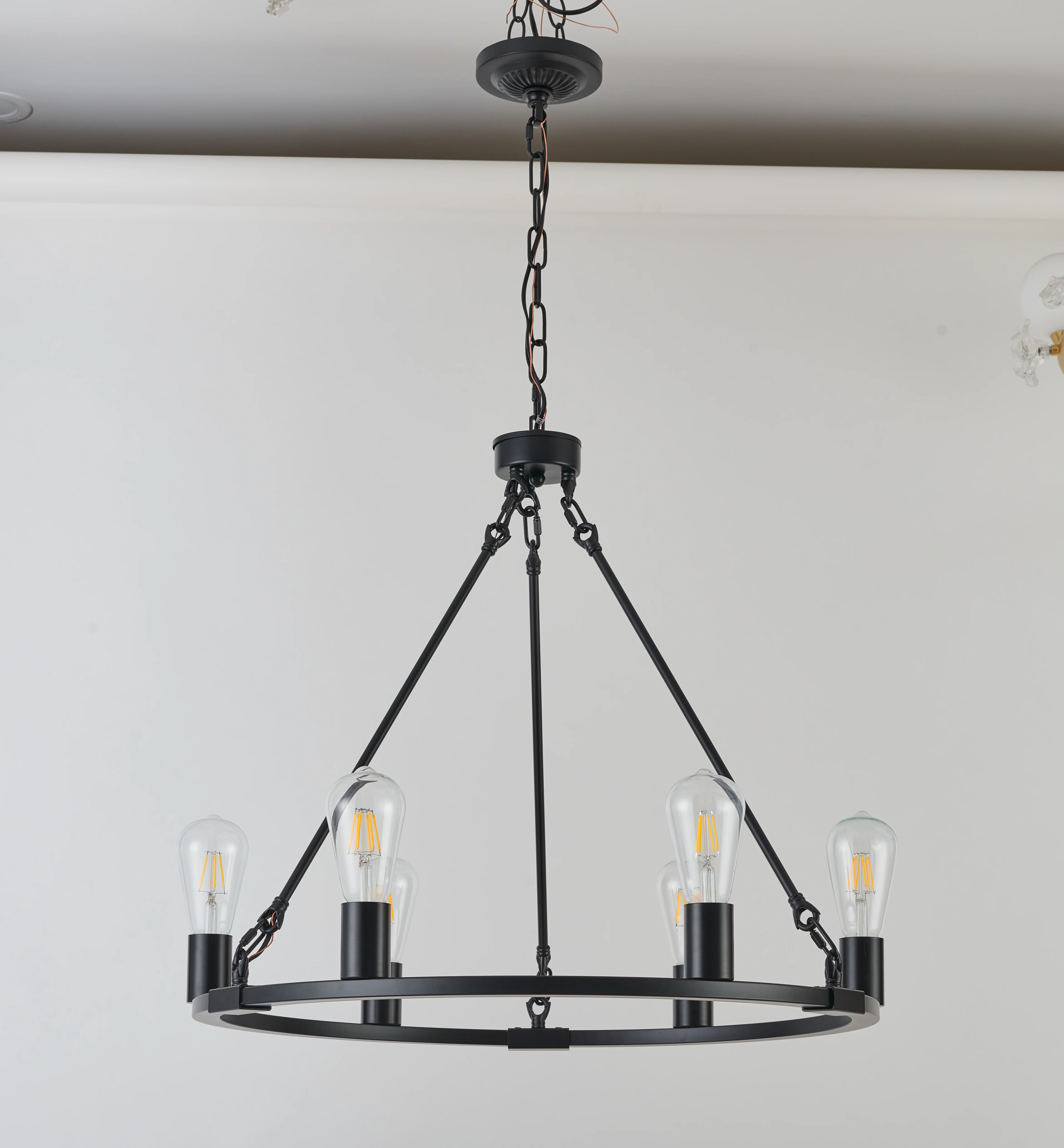 NB-CL006 TaoTronics 6-Light Modern Chandelier Ceiling Lighting Pendant Light Fixtures - Image 4