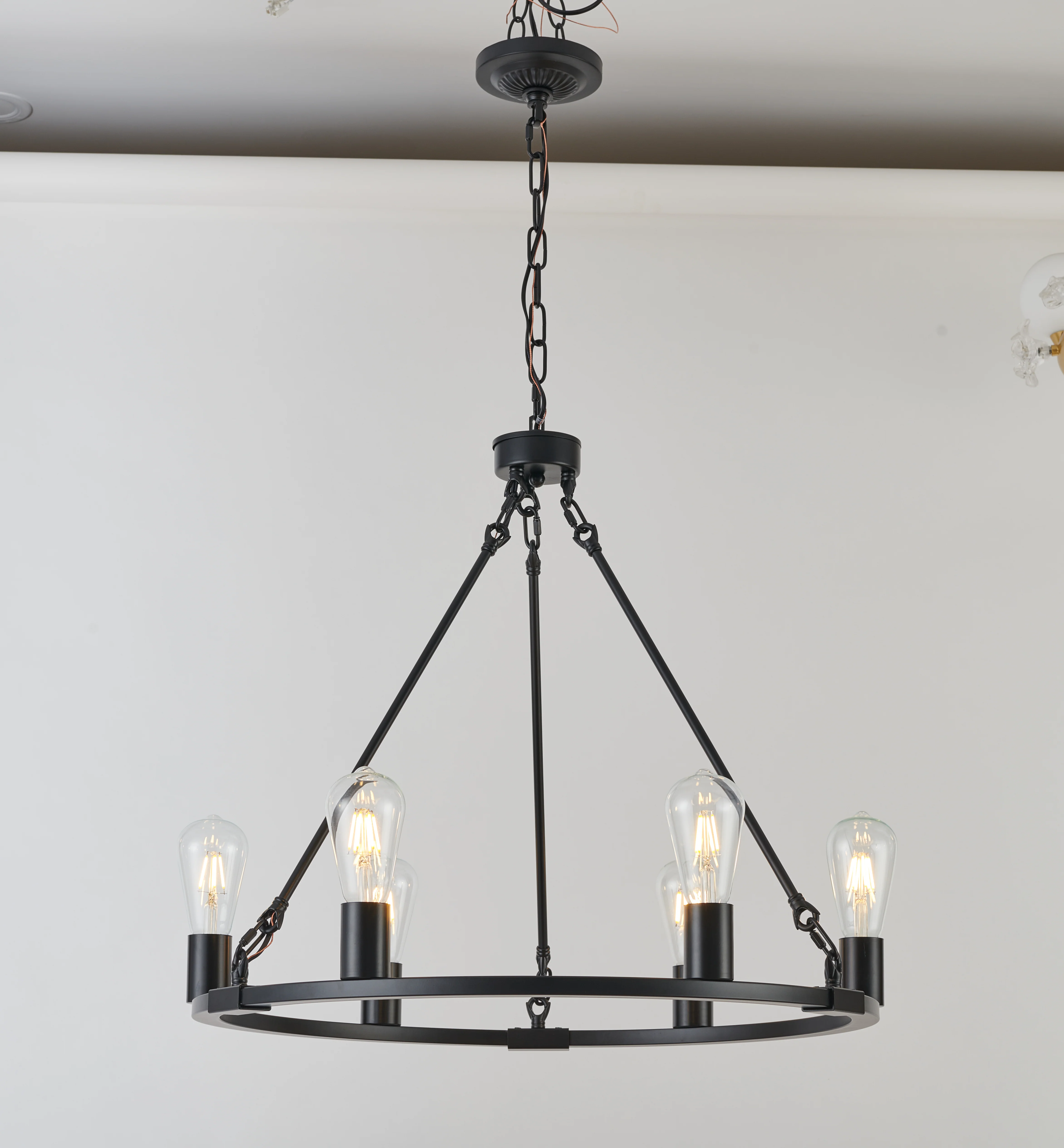 NB-CL006 TaoTronics 6-Light Modern Chandelier Ceiling Lighting Pendant Light Fixtures - Image 5