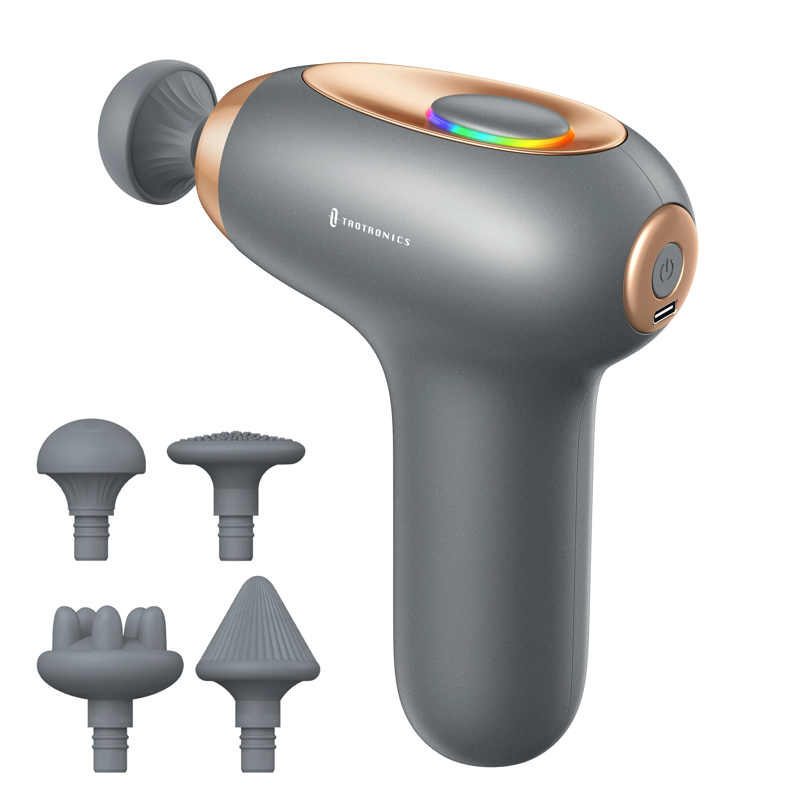 TaoTronics TT-PCA006 Massage Gun, Ergonomic Self-Care Mini Relax Massage Gun - Image 8