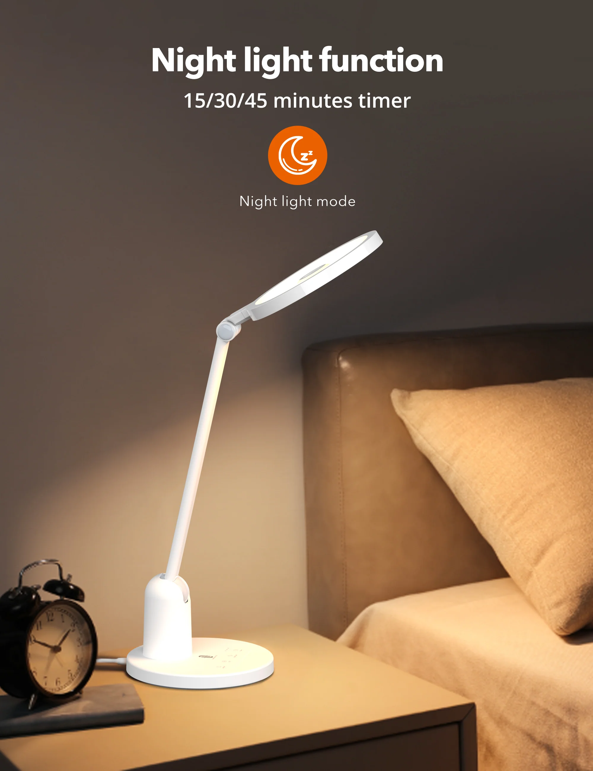 TaoTronics TT-DL1055 Jupiter L1 Full spectrum Plastic Desk Lamp - Image 6