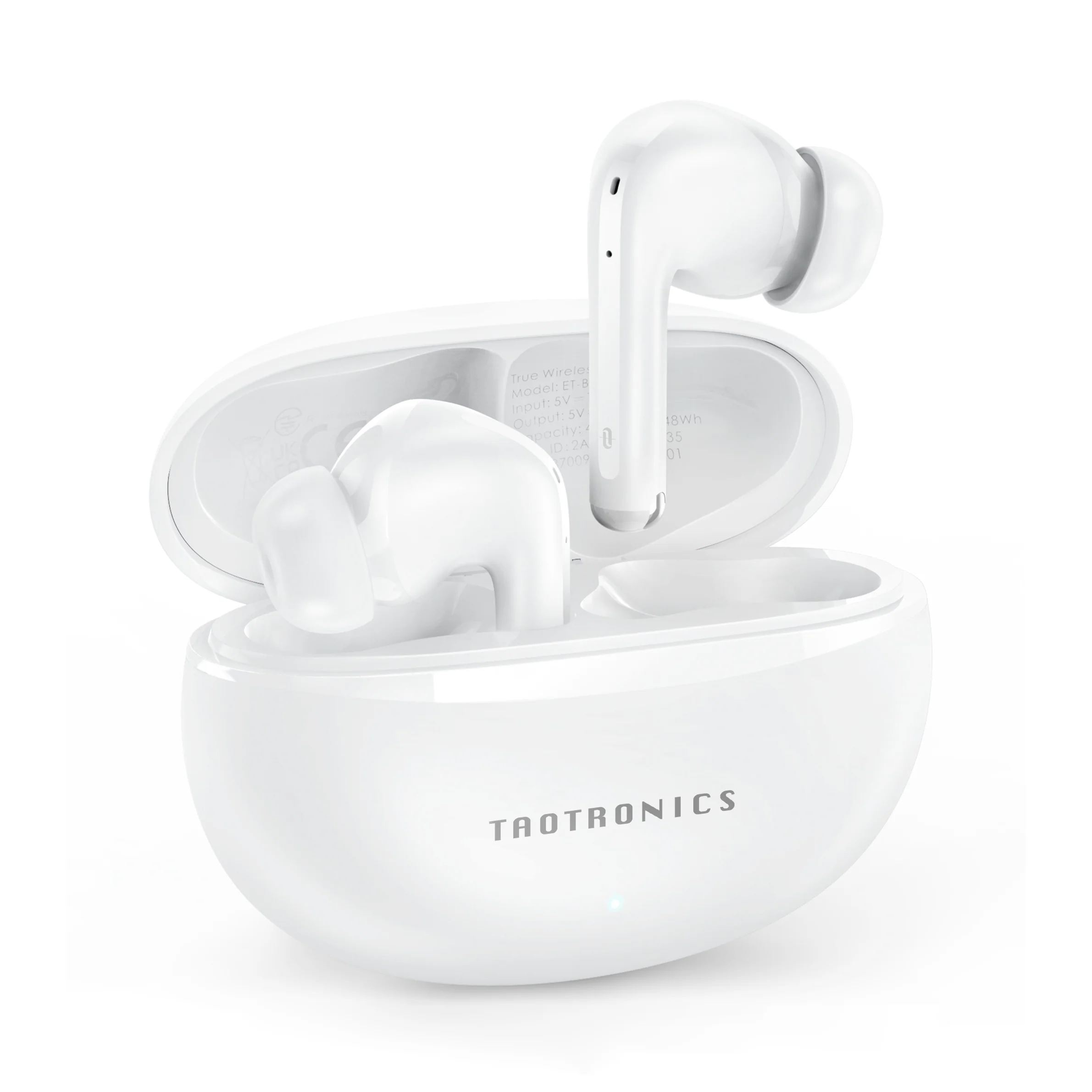TT-BH1118 TaoTronics Wireless Earbuds, 25 dB Noise Cancelling 24H Playtime IPX5 Pass-Through Mode 4 Mic ENC - Image 3