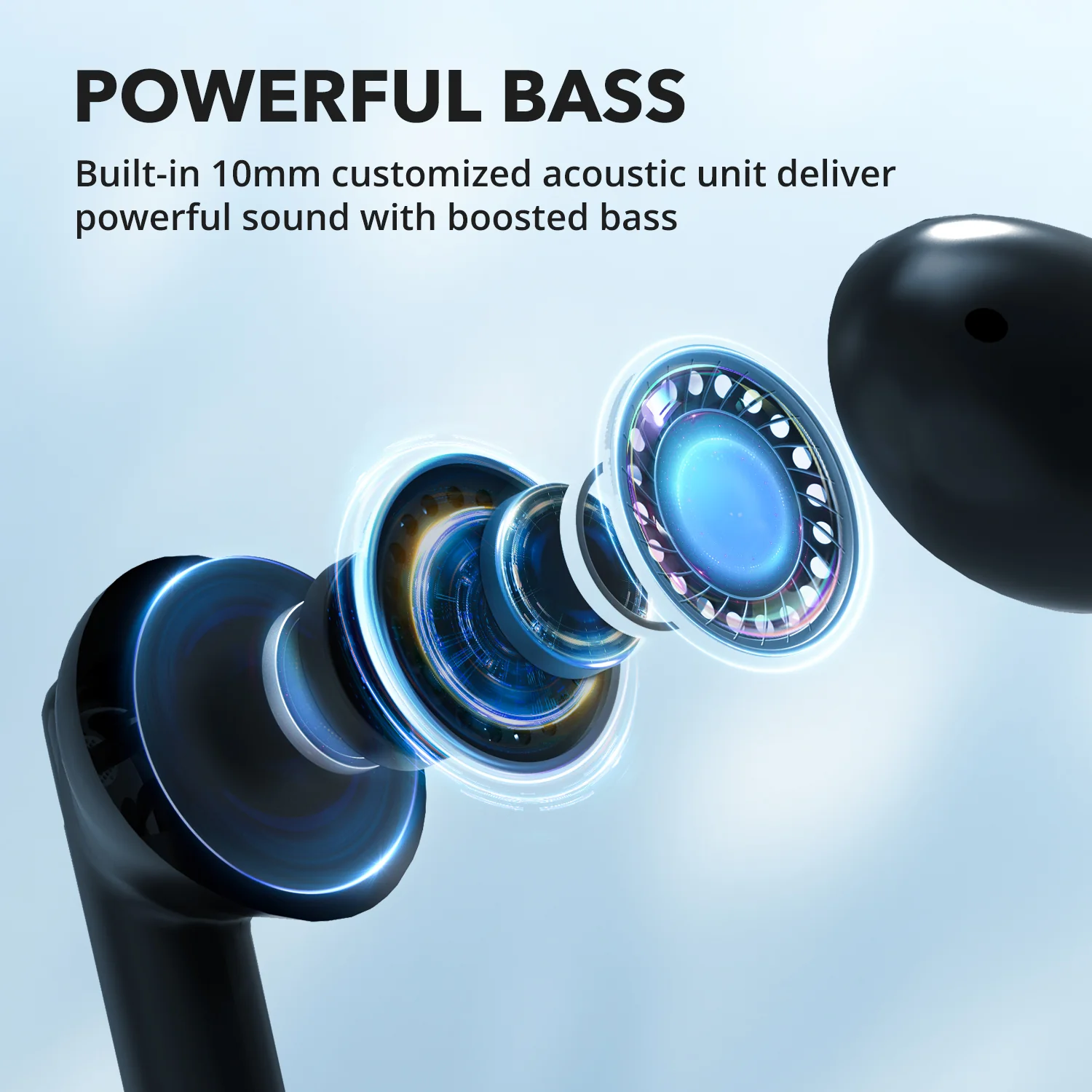 TT-BH1120 TaoTronics  Wireless Bluetooth Lightweight Earbuds with Deep Bass - Image 8