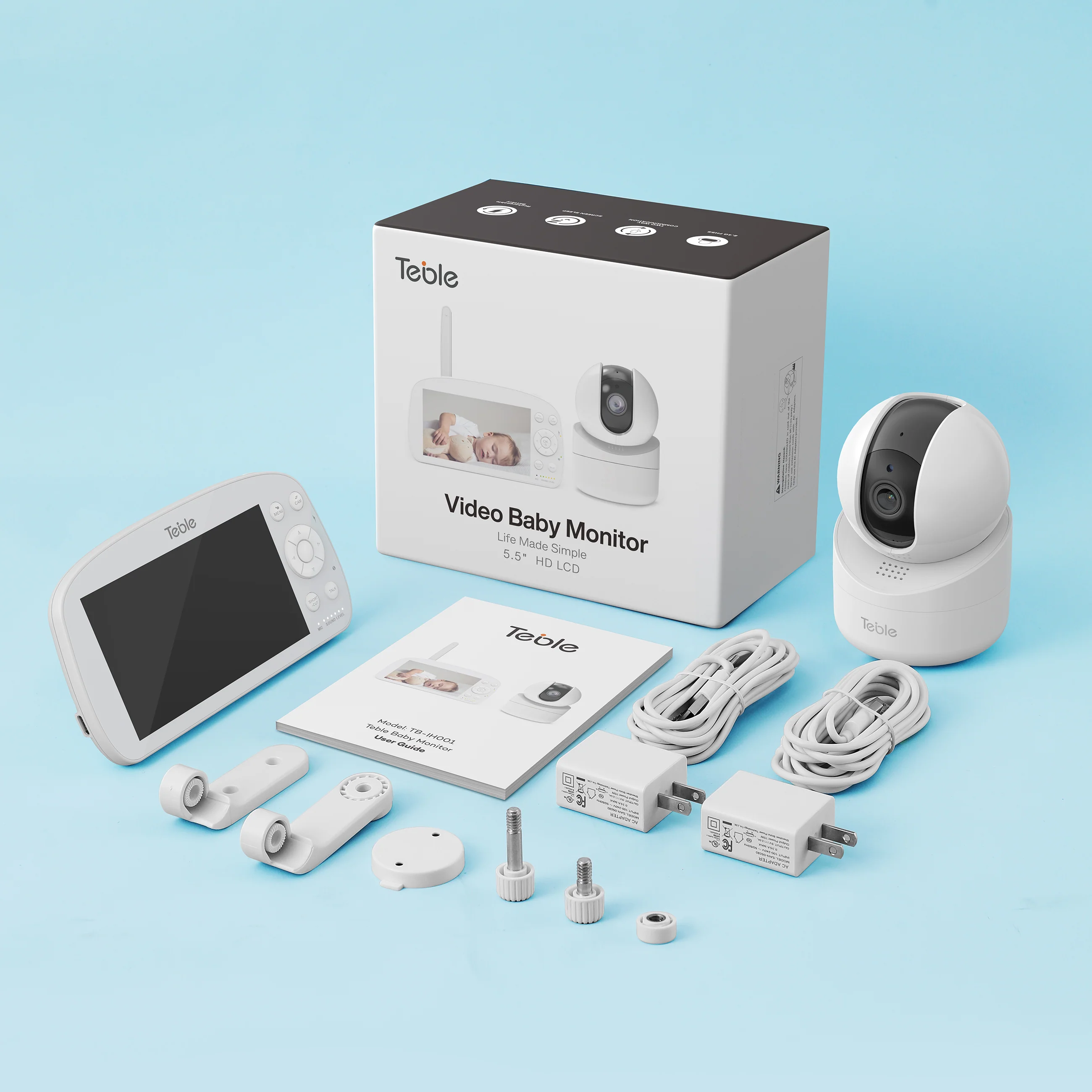TaoTronics Baby Monitor 5.5 inch 720P HD Display TB-IH001 - Image 9