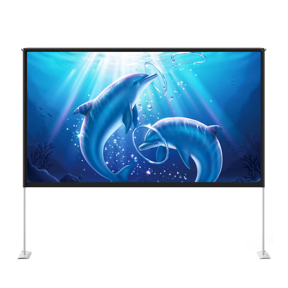 TaoTronics Freestanding Projection Screen TT-HP027, Portable Front & Rear Projection Screen - Image 3